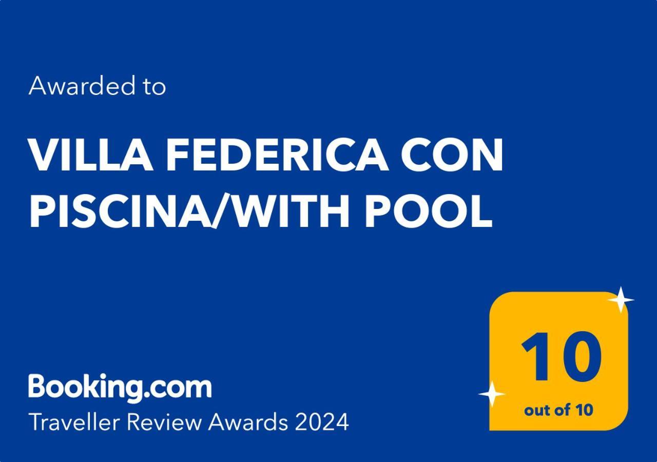 Villa Federica Con Piscina/With Pool Santa Maria Del Focallo Exteriör bild